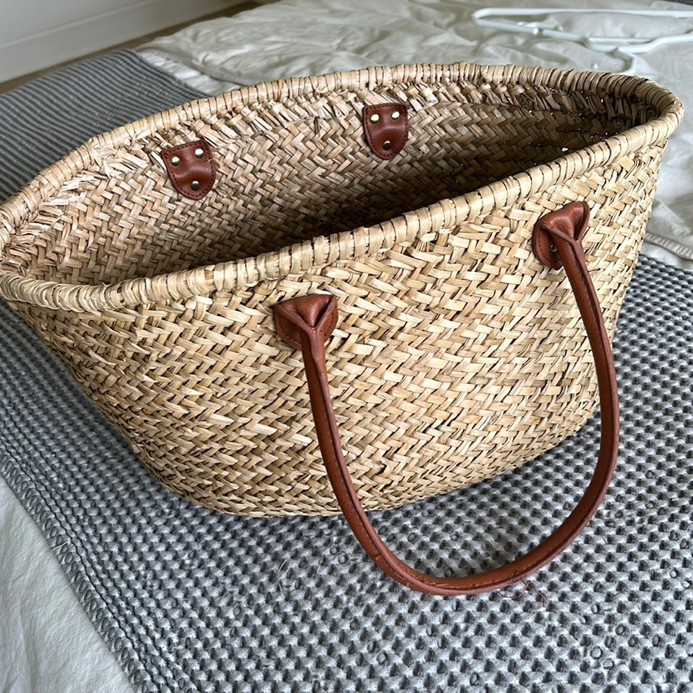 GAP straw Tote